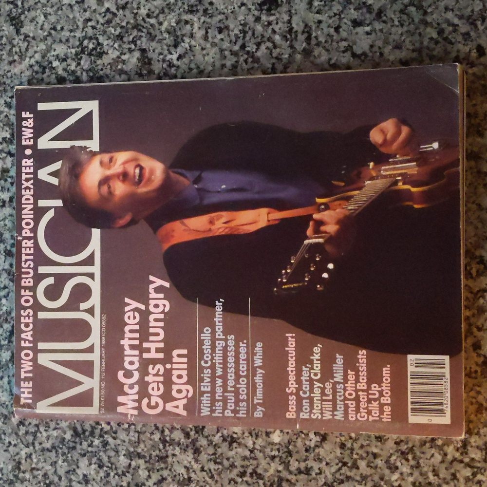 Musician magazine February 1988 Paul McCartney